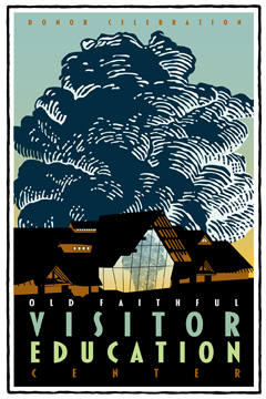 Old Faithful Visitor Education Center Donor Celebration logo