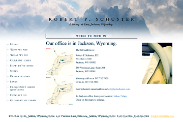 Bob Schuster_website_typical page