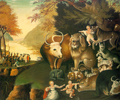 Wolf Fund_Peaceable Kingdom_oil on canvas_Edward Hicks